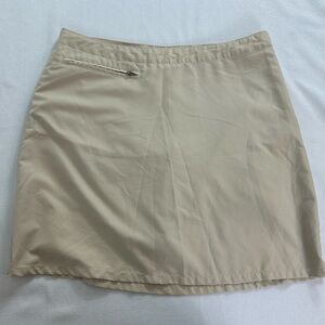 Patagonia Women’s Side Zip Skort Side Zip Vents Beige Size 8‎ Hiking Walking